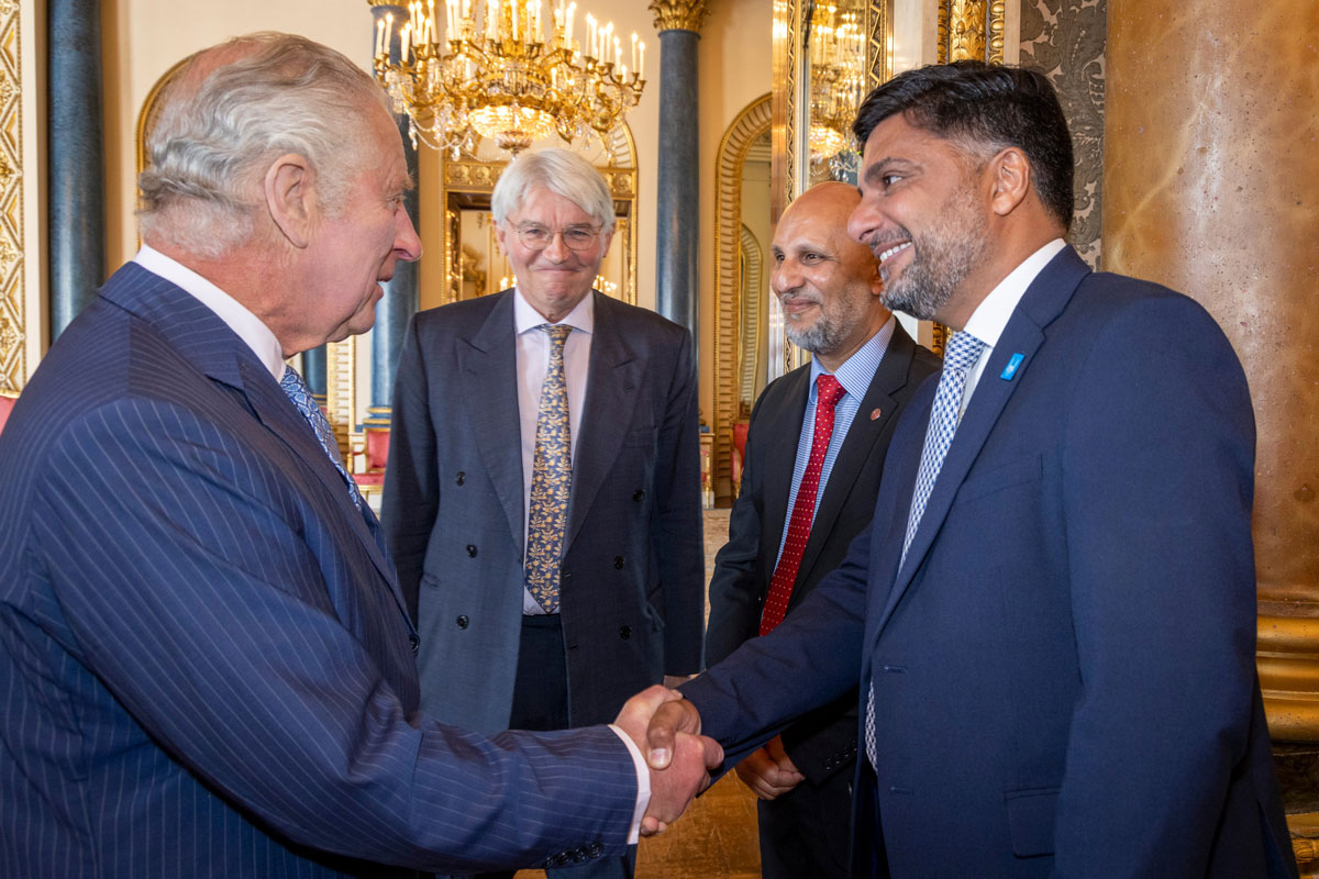 Waseem-at-Buckingham-Palace-with-King-Charles-June-2023